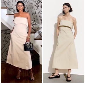 Zara Garbadine trench Style Dress